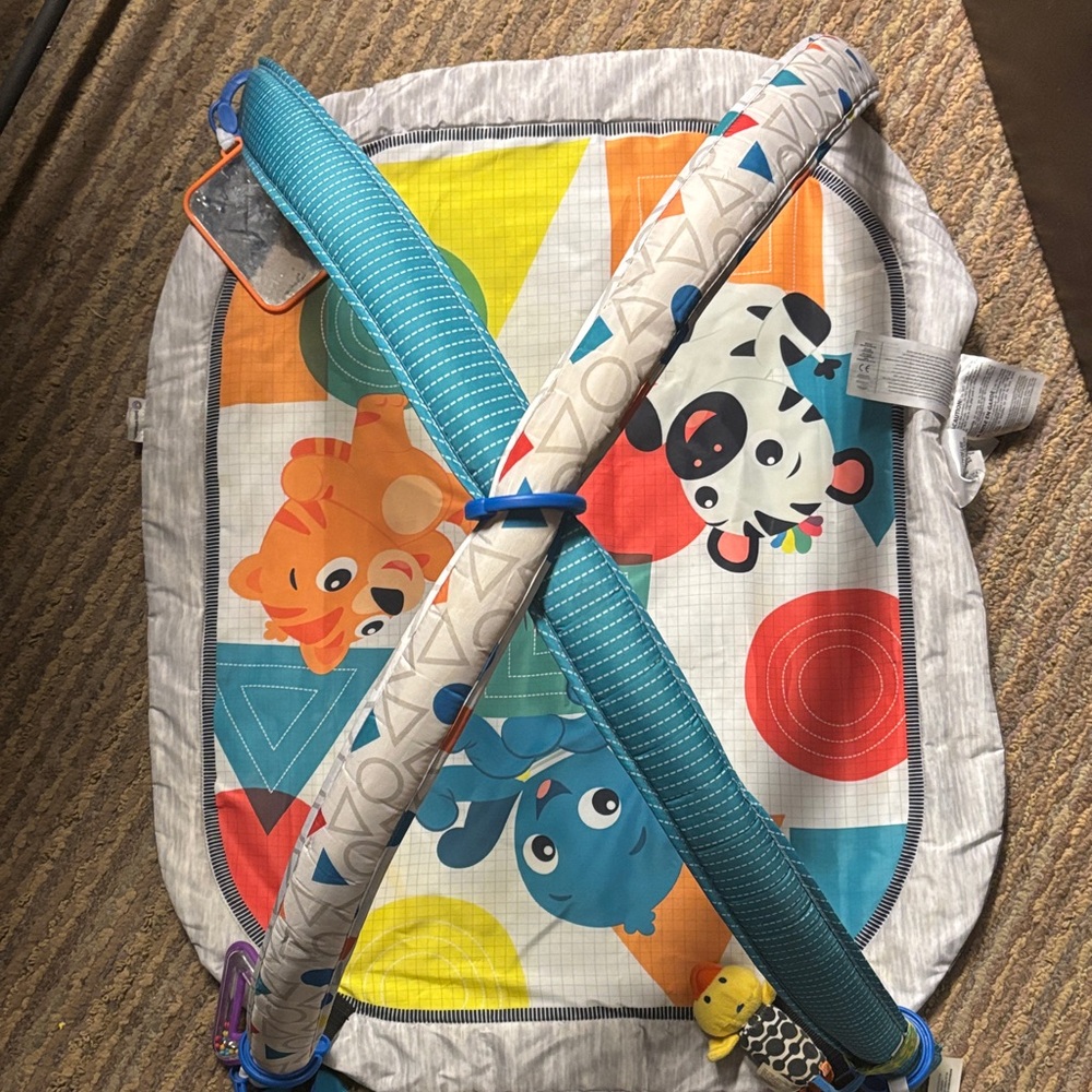 Colorful Baby Play Mat with Animal Design